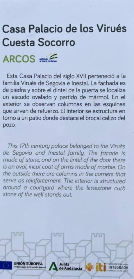 El Palomar De Arcos Lägenhet Arcos de la Frontera Exteriör bild